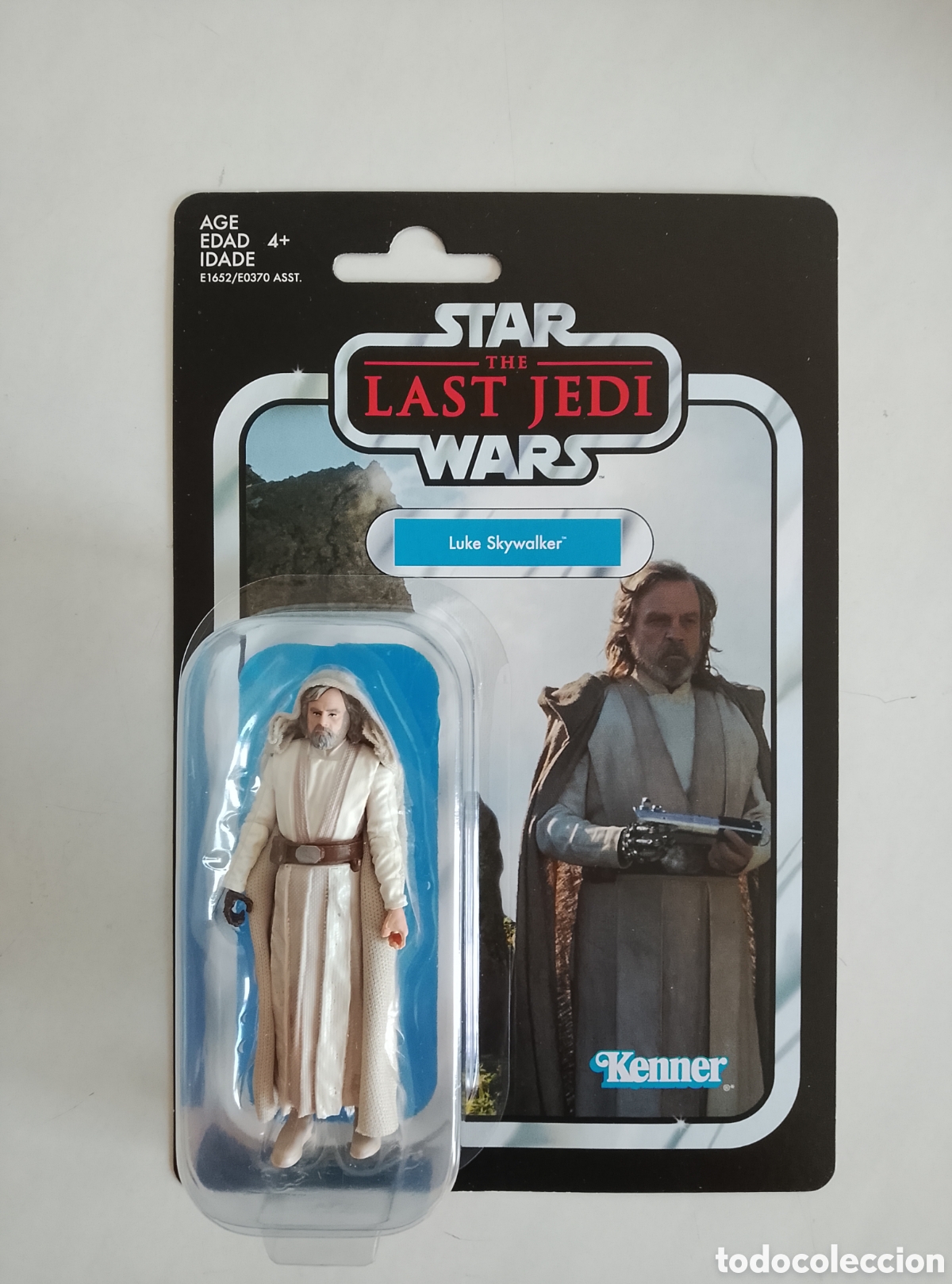 Figuras y mu&ntilde;ecos Star Wars: STAR WARS LUKE SKYWALKER THE LAST JEDI THE VINTAGE COLLECTION BLISTER SIN ABRIR KENNER