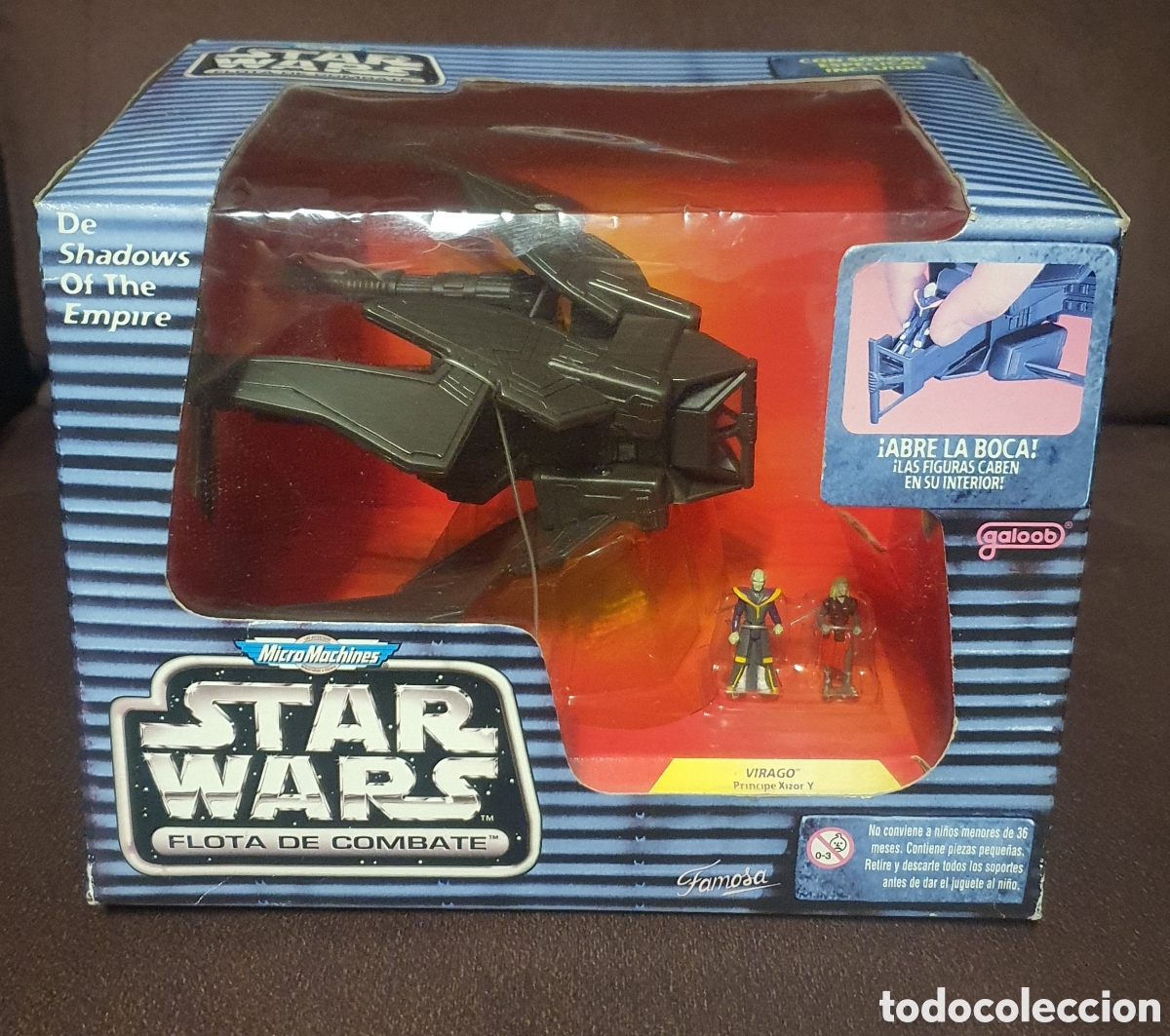 Figuras y mu&ntilde;ecos Star Wars: Star wars Flota de Combate MicroMachines Virago, Pr&iacute;ncipe Xizor y Guri, totalmente nueva