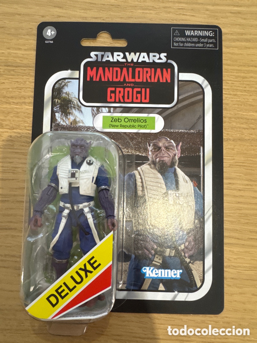 Figuras y mu&ntilde;ecos Star Wars: Figura Zeb Orrelios Piloto de la Nueva Rep&uacute;blica The Mandalorian And Grogu Star Wars Vintage Hasbro