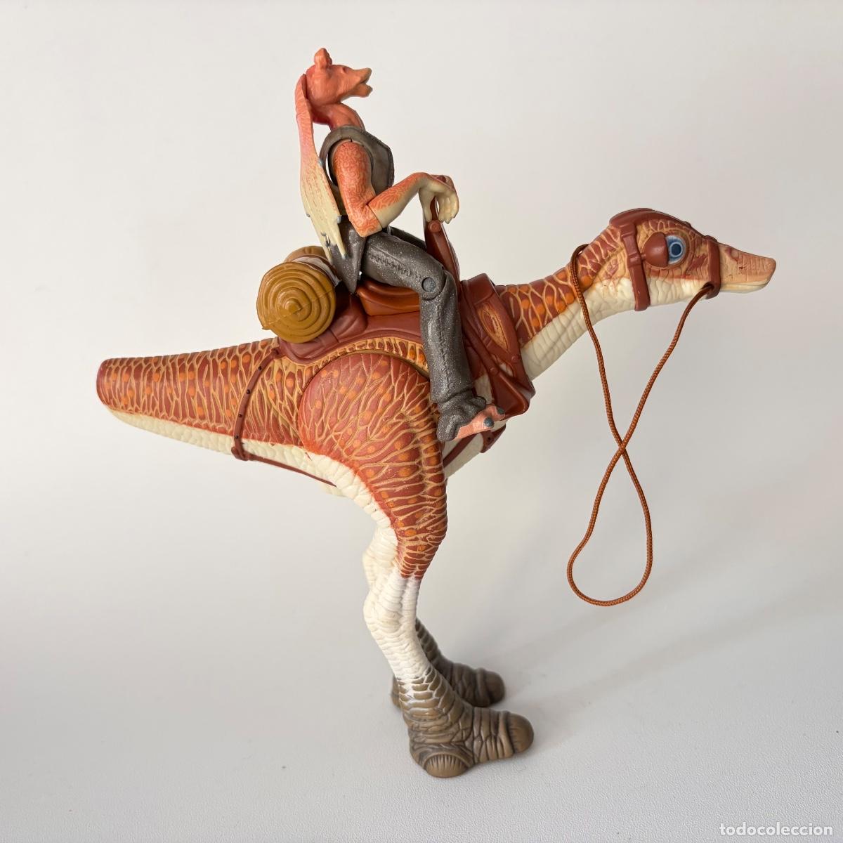 Figuras y mu&ntilde;ecos Star Wars: figura mu&ntilde;eco Kaadu & Jar Jar Binks Star Wars Hasbro 1999