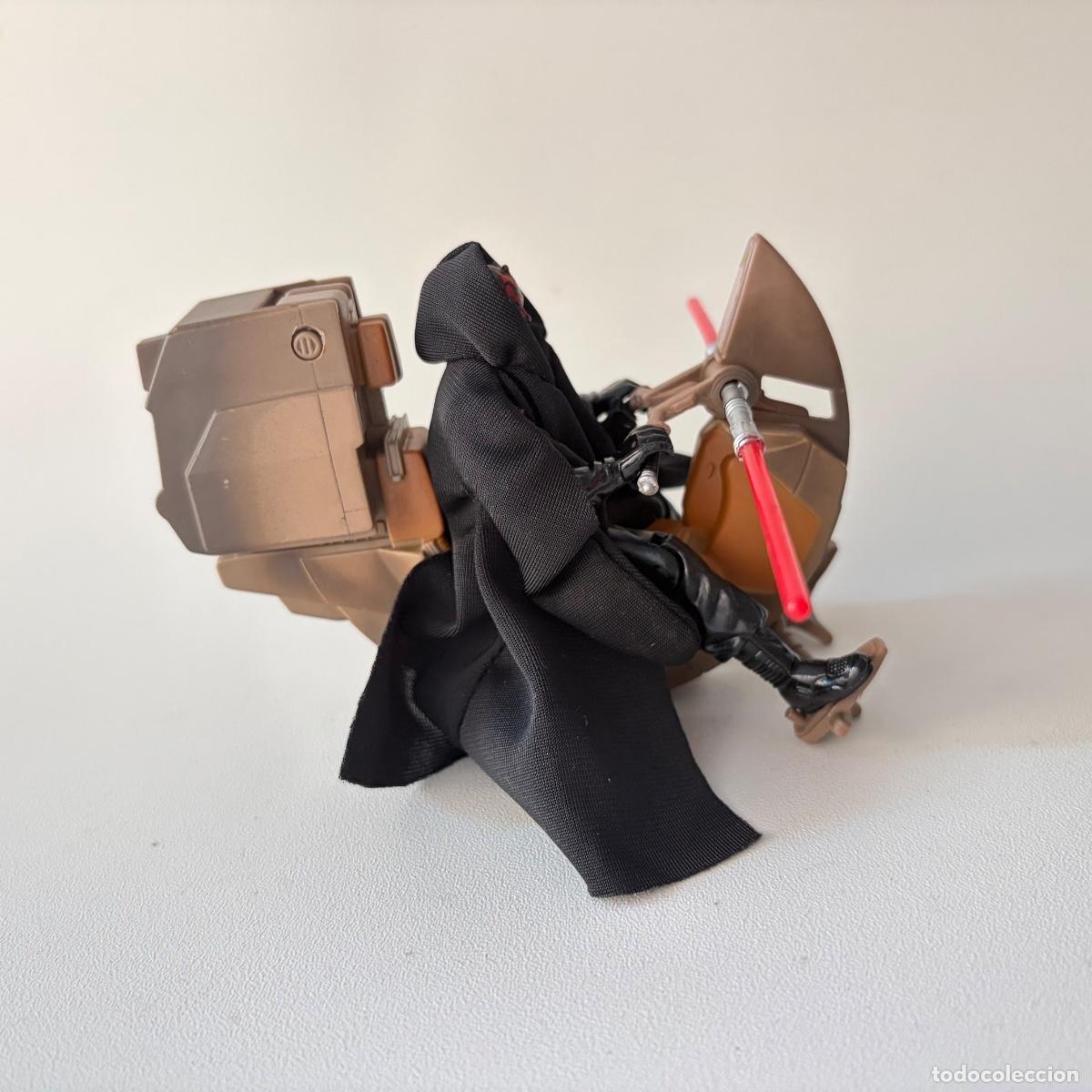 Figuras y mu&ntilde;ecos Star Wars: figura mu&ntilde;eco Darth Maul Sith Speeder Star Wars Hasbro 1999