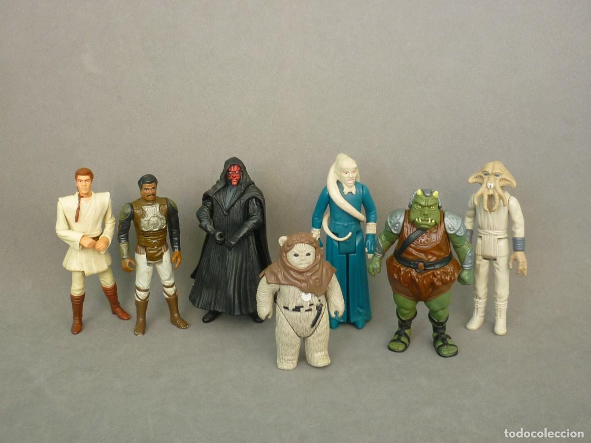 Figuras y mu&ntilde;ecos Star Wars: Lote de 7 Figuras Vintage de Star Wars.