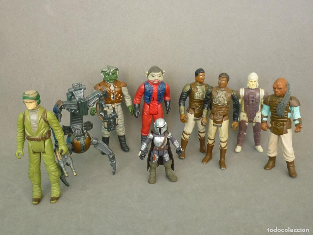 Figuras y mu&ntilde;ecos Star Wars: Lote de 9 Figuras Vintage de Star Wars.