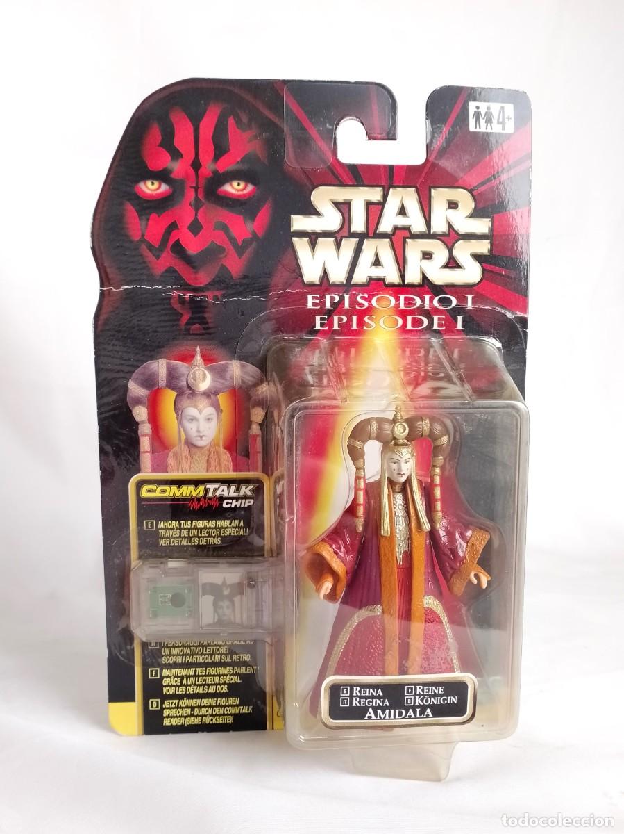 Figuras y mu&ntilde;ecos Star Wars: STAR WARS. REINA AMIDALA. EPISODIO I. HASBRO 1999, COMM TALK CHIP