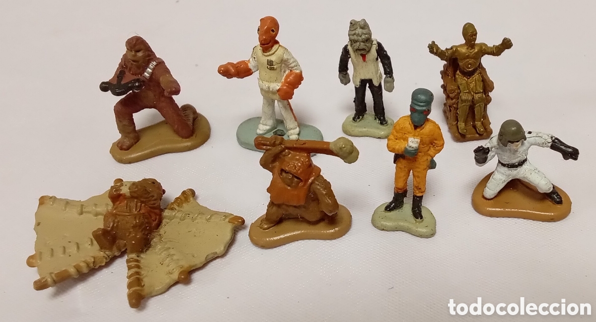 Figuras y mu&ntilde;ecos Star Wars: Lote 8 Figuras Star Wars Micro Machines Galoob