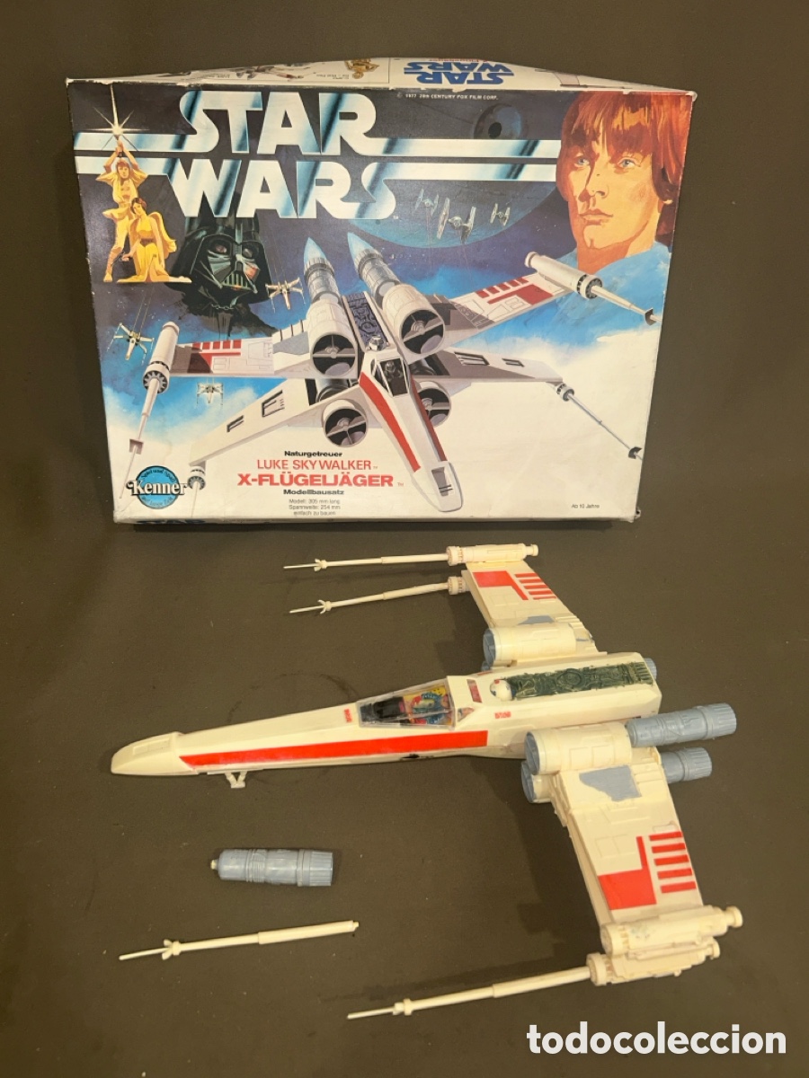 Figuras y mu&ntilde;ecos Star Wars: STAR WARS: X-FL&Uuml;GELJ&Auml;GER (X-WING) - MAQUETA KENNER VINTAGE (EDICI&Oacute;N ALEMANA)