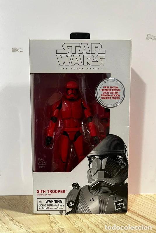 Figuras y mu&ntilde;ecos Star Wars: FIGURA SITH TROOPER WHITE BOX FIRST EDITION - STAR WARS BLACK SERIES 92 - HASBRO