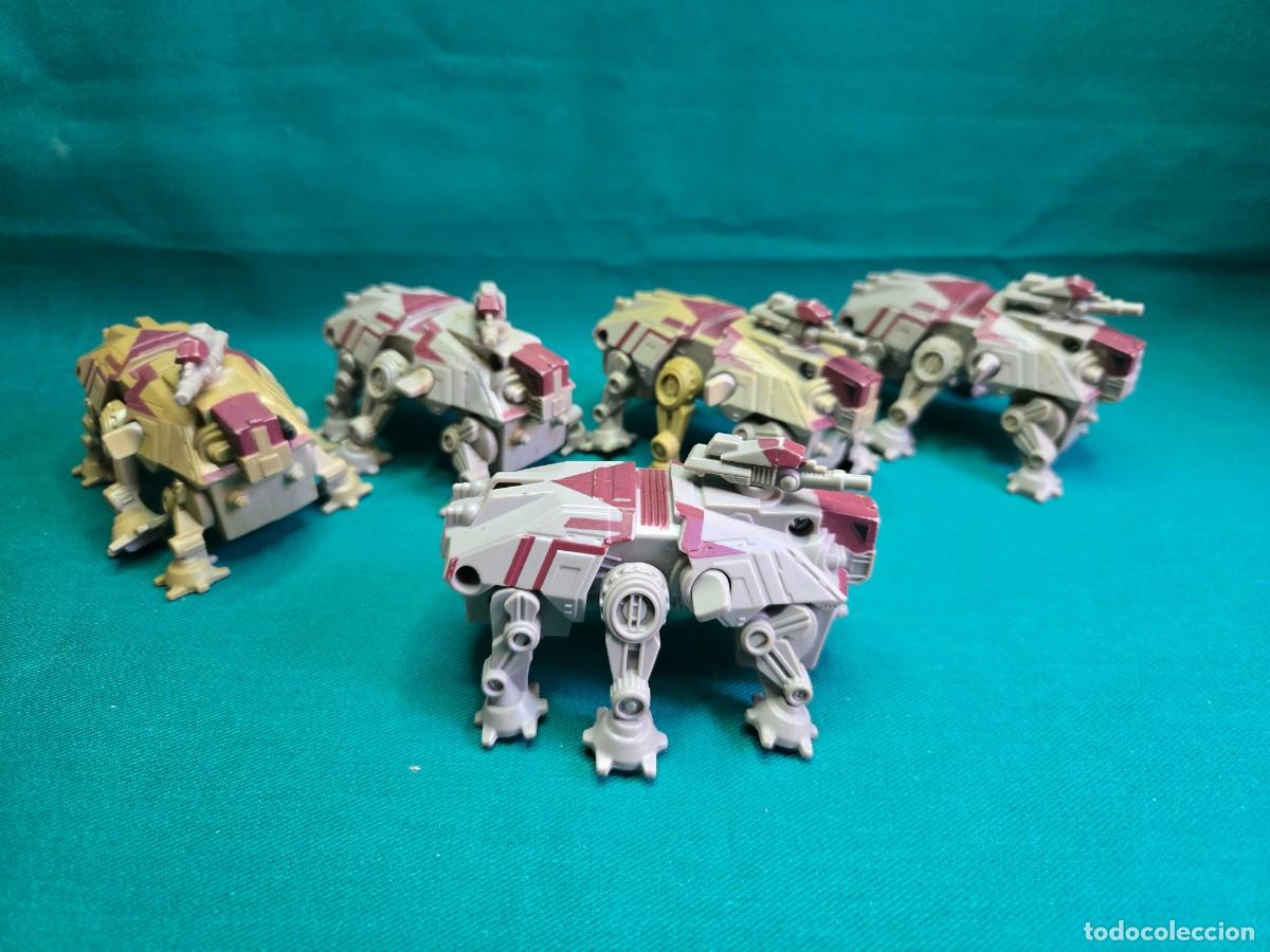 Figuras y mu&ntilde;ecos Star Wars: LOTE DE 5 NAVES STAR WARS AT-TE , MCDONALD'S, 2011