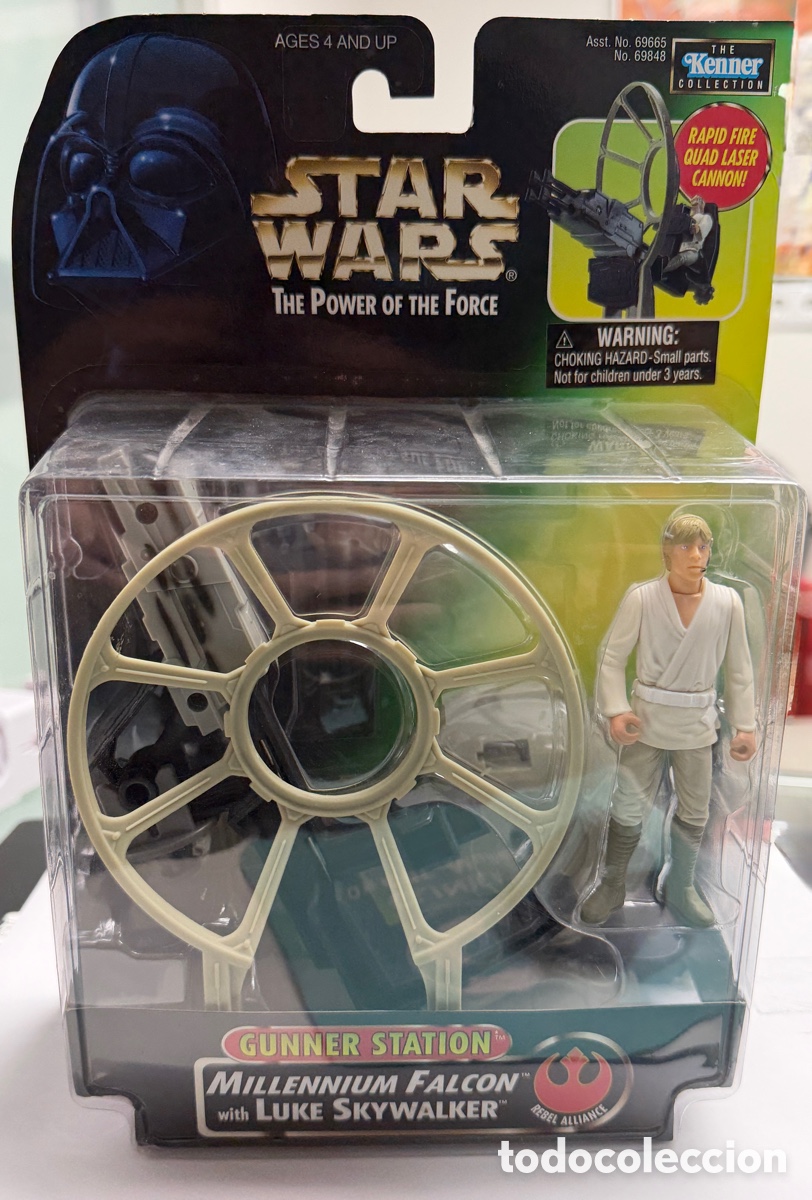 Figuras y mu&ntilde;ecos Star Wars: STAR WARS POTF2 1997 KENNER &ndash; MILLENNIUM FALCON GUNNER STATION CON LUKE SKYWALKER &ndash; SIN ABRIR