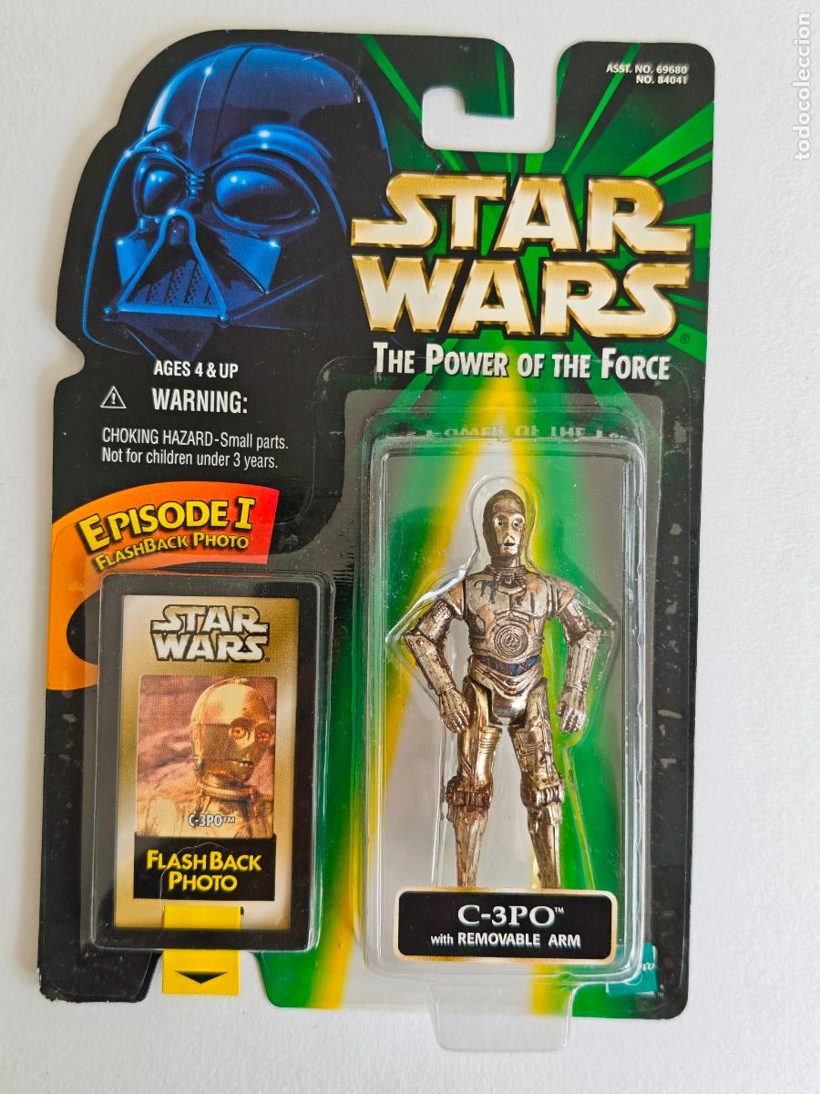 Figuras y mu&ntilde;ecos Star Wars: Figura Star Wars C-3PO Flashback Photo POTF2 Kenner 1998 MOC Precintado