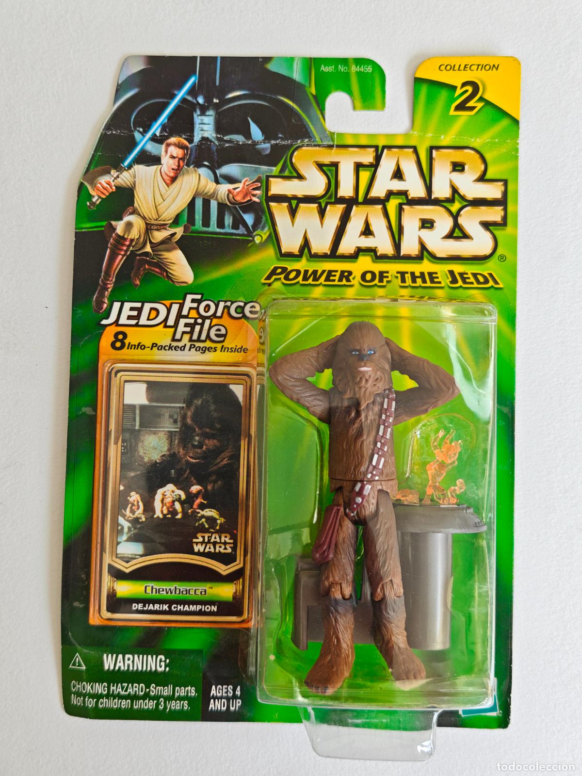 Figuras y mu&ntilde;ecos Star Wars: Figura Star Wars Chewbacca Dejarik Champion Power of the Jedi Hasbro MOC Precintado