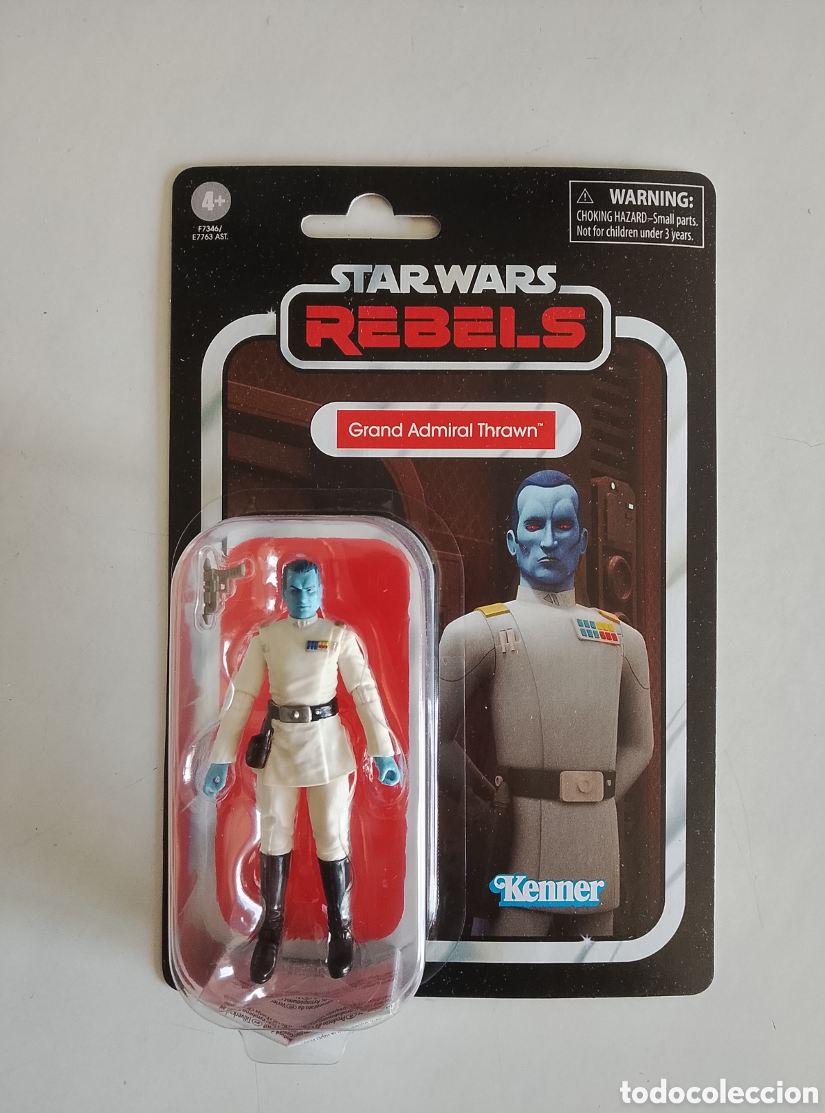 Figuras y mu&ntilde;ecos Star Wars: STAR WARS REBELS GRAND ADMIRAL THRAWN THE VINTAGE COLLECTION BLISTER SIN ABRIR KENNER