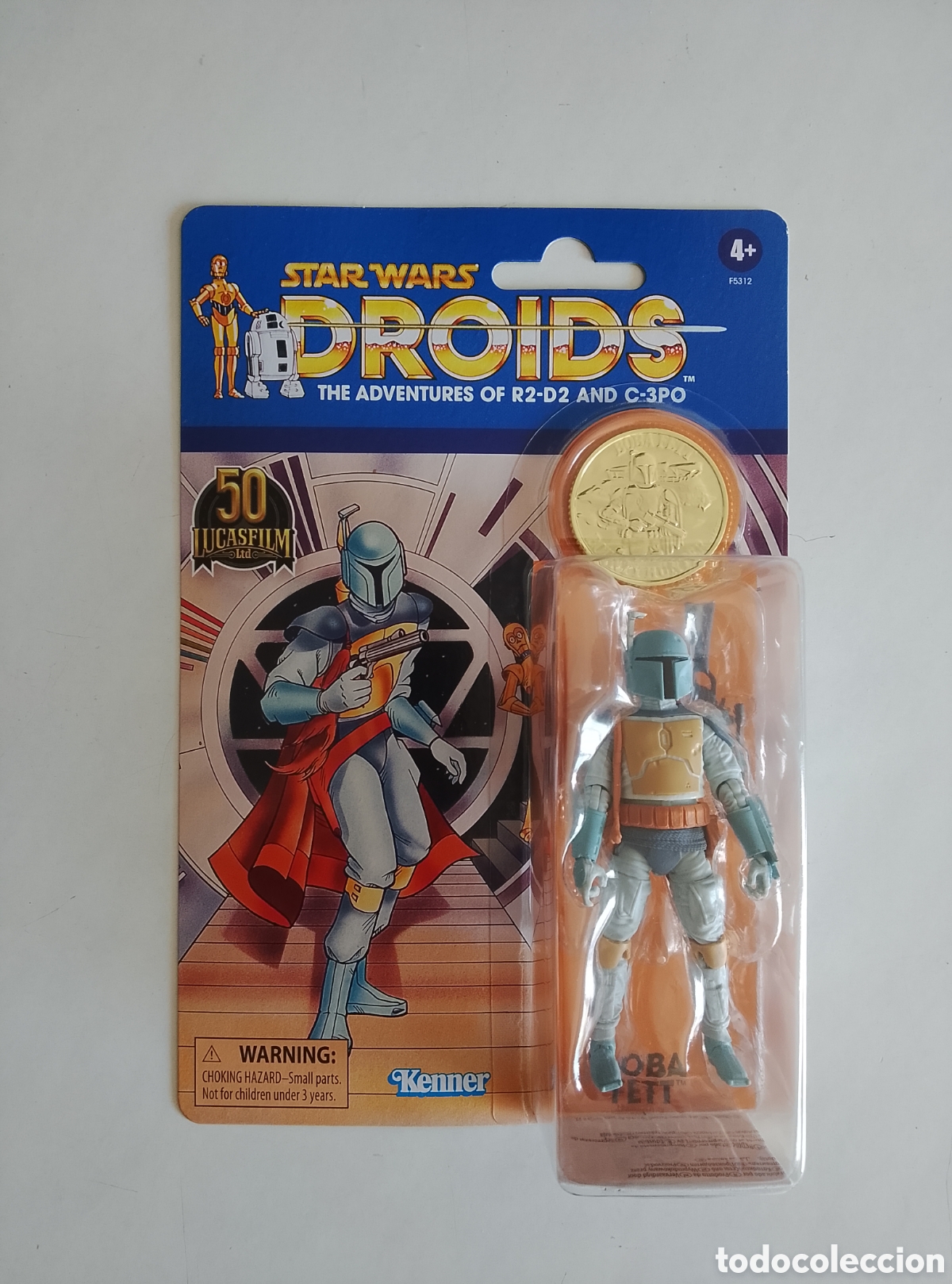 Figuras y mu&ntilde;ecos Star Wars: STAR WARS DROIDS BOBA FETT THE VINTAGE COLLECTION BLISTER SIN ABRIR KENNER