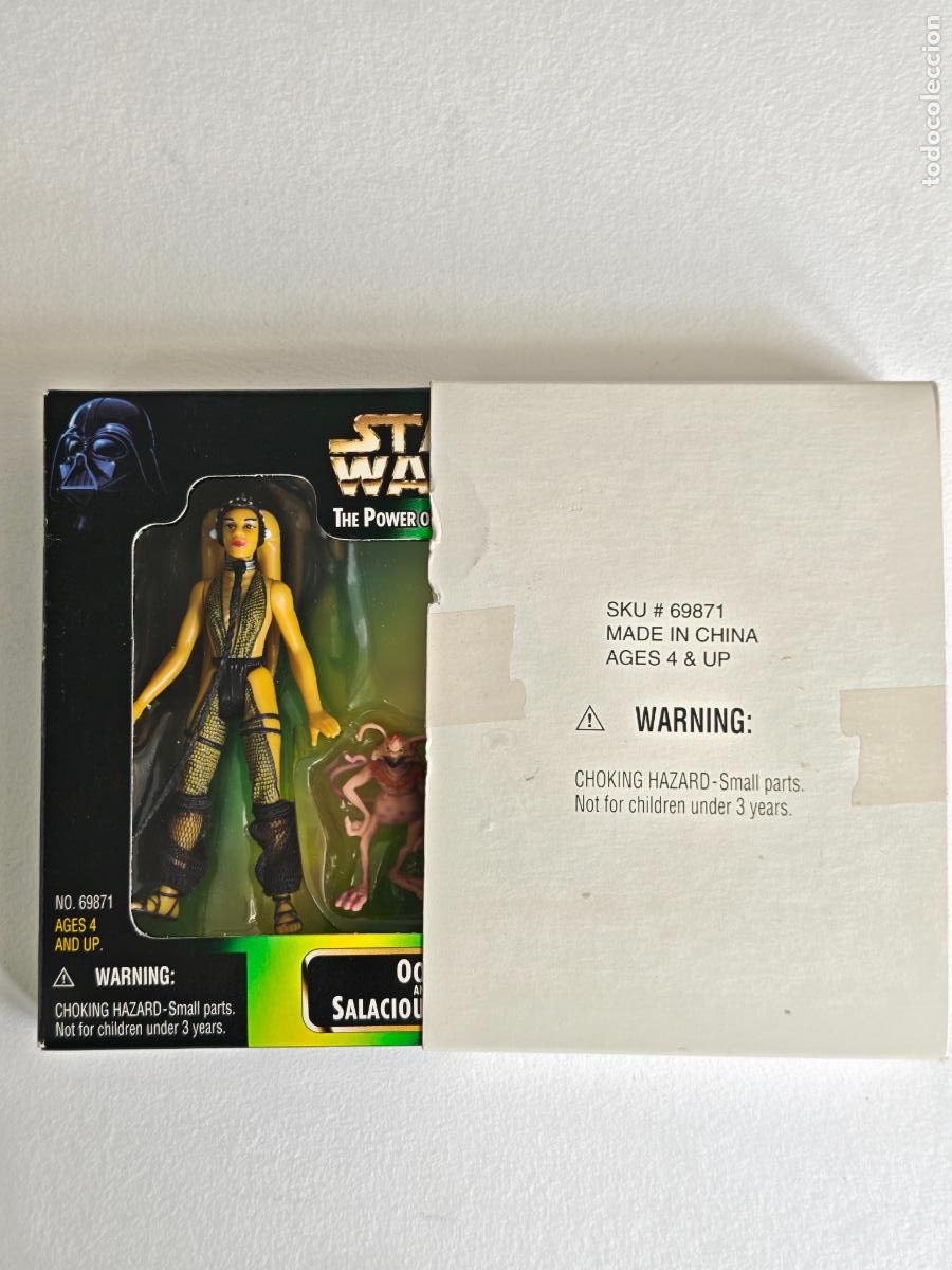 Figuras y mu&ntilde;ecos Star Wars: Figura Star Wars Oola and Salacious Crumb POTF Kenner Box Vintage Mail Away Fan Club