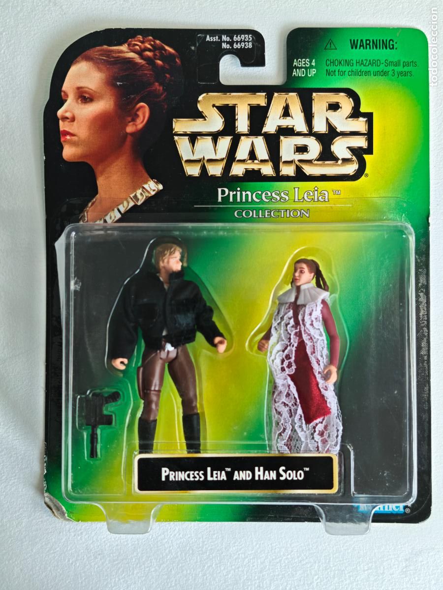 Figuras y mu&ntilde;ecos Star Wars: Figura Star Wars Princess Leia Collection Han Solo Bespin Kenner MOC 2 Pack Vintage