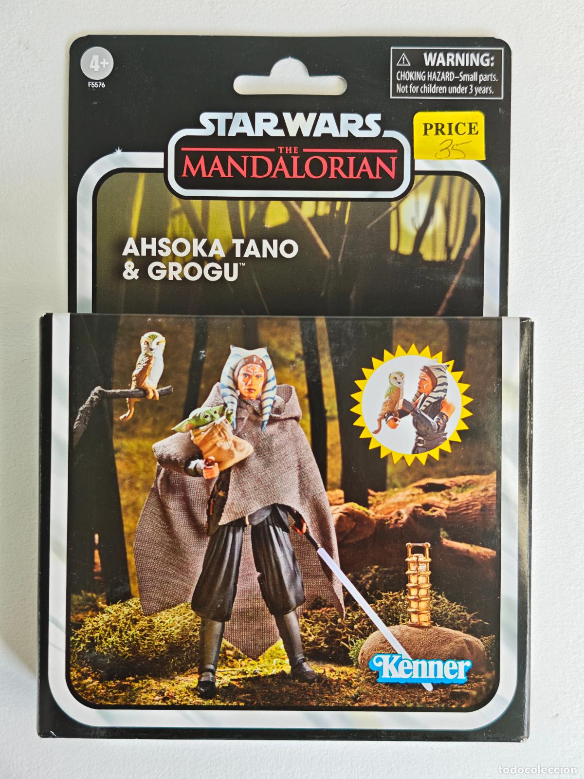Figuras y mu&ntilde;ecos Star Wars: Figura Star Wars Ahsoka Tano & Grogu Vintage Collection TVC Hasbro MOC Mandalorian