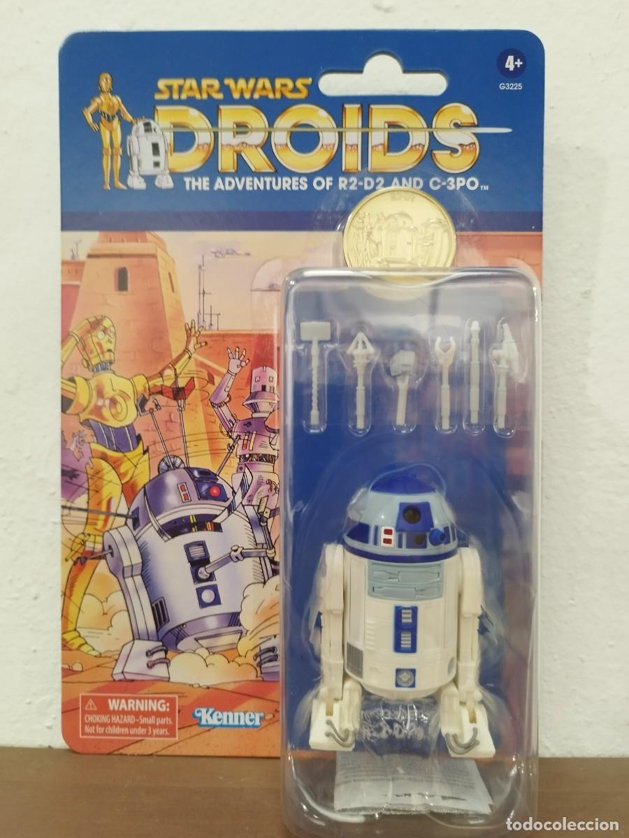 Figuras e Bonecos Star Wars: FIGURA R2-D2 (ARTOO-DETOO) - STAR WARS DROIDS BLACK SERIES - HASBRO / KENNER (MOC)
