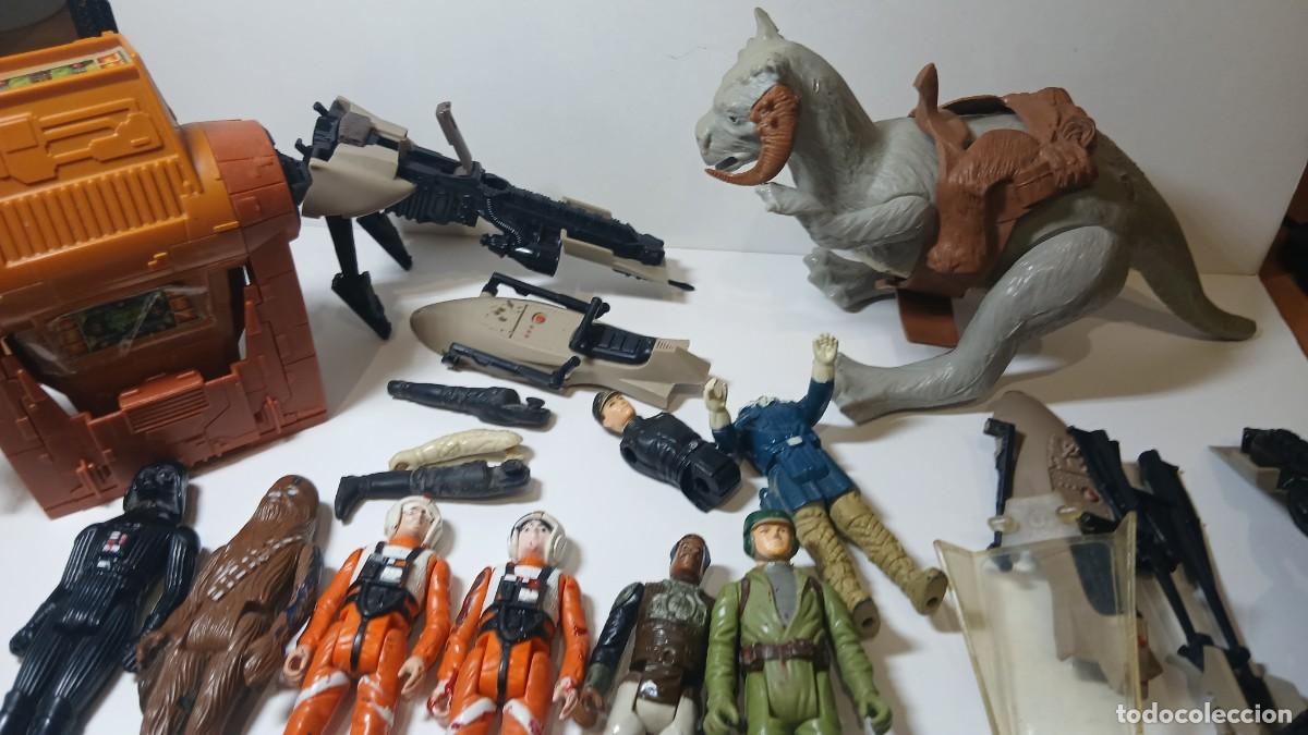 Figuras y mu&ntilde;ecos Star Wars: FIGURAS STAR WARS LOTE 10 DESGUACE ALGO DE PINTURA