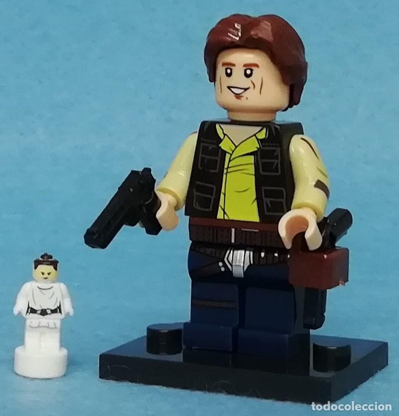 Figuras y mu&ntilde;ecos Star Wars: Han Solo v1 (Star Wars) Lego compat&iacute;vel minifiguras