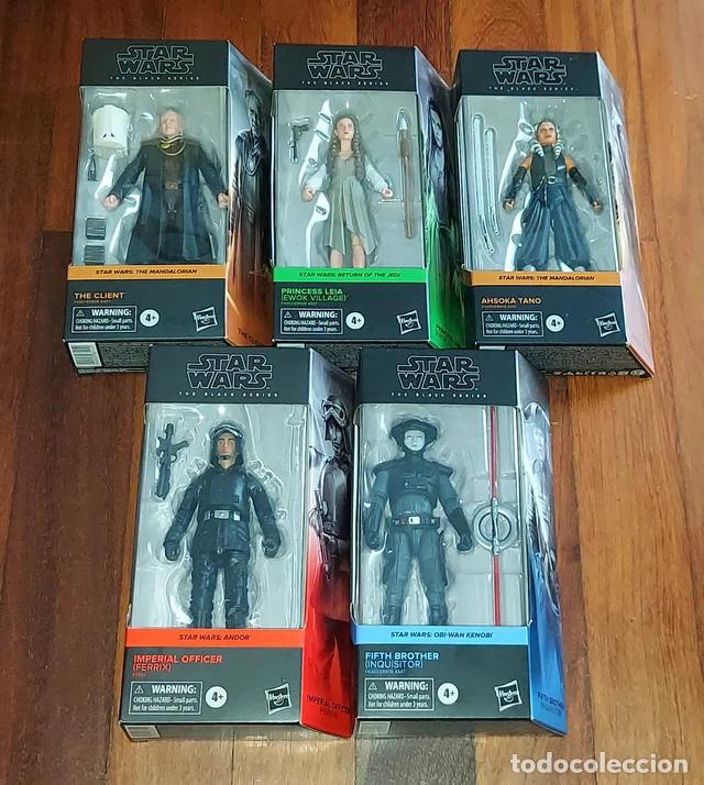 Figuras y mu&ntilde;ecos Star Wars: LOTE DE 5 STAR WARS FIGURAS BLACK SERIES 6&rdquo;