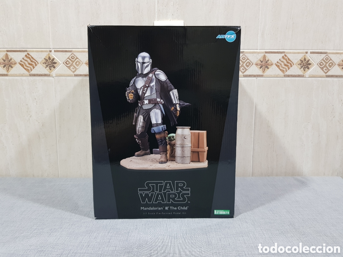 Figuras y mu&ntilde;ecos Star Wars: STAR WARS MANDALORIAN AND THE CHILD ESCALA 1/7 KOTOBUKIYA