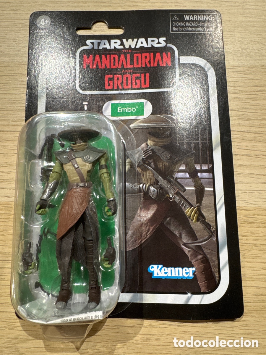 Figurines et Jouets Star Wars: Figura Embo Star Wars: The Mandalorian & Grogu Vintage Collection Hasbro (VC 406)