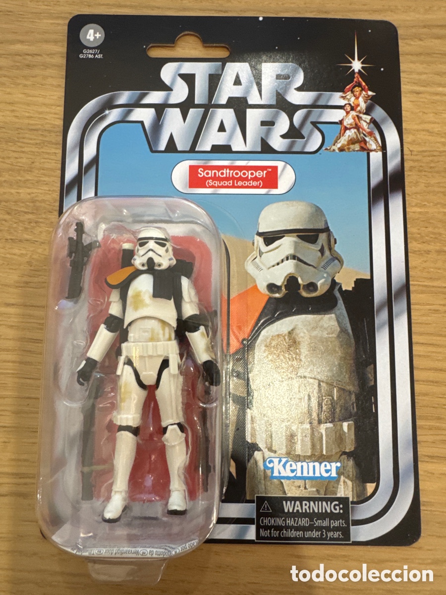 Figuras y mu&ntilde;ecos Star Wars: Figura Sandtrooper (Squad Leader) Star Wars Vintage Collection Hasbro (VC 409)