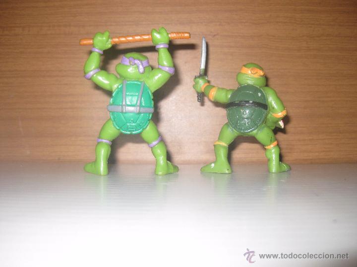 Figuras y mu&ntilde;ecos Tortugas Ninja: 2 TORTUGAS NINJA 1988 - Foto 2