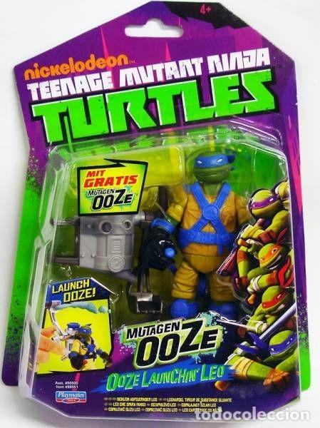 Figuras y mu&ntilde;ecos Tortugas Ninja: TORTUGAS NINJA OOZE LAUNCHIN LEO - Foto 1