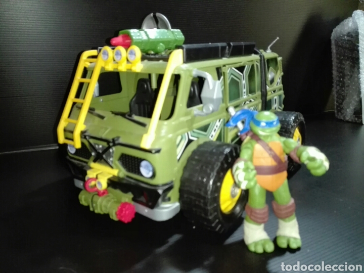 Figuras y mu&ntilde;ecos Tortugas Ninja: -TURTLE ASSAULT VAN - CON VEHICULO AUXILIAR - Foto 2
