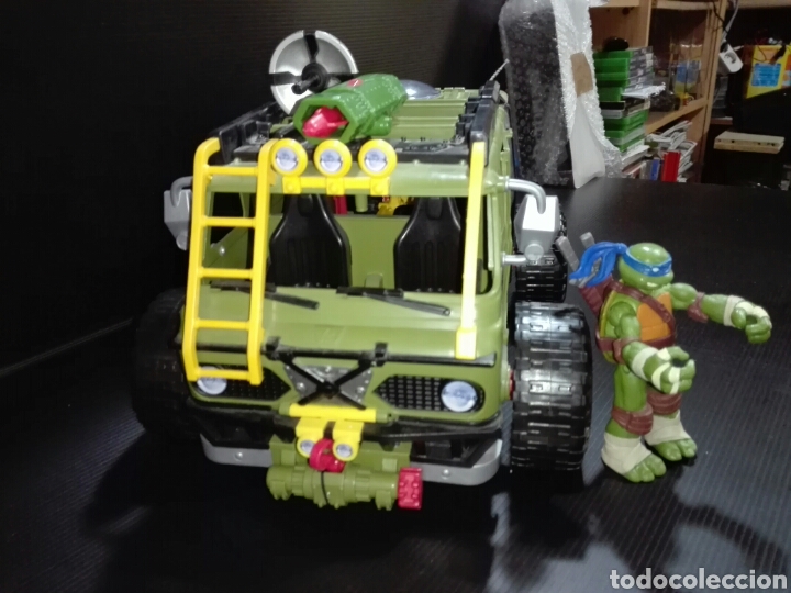 Figuras y mu&ntilde;ecos Tortugas Ninja: -TURTLE ASSAULT VAN - CON VEHICULO AUXILIAR - Foto 3