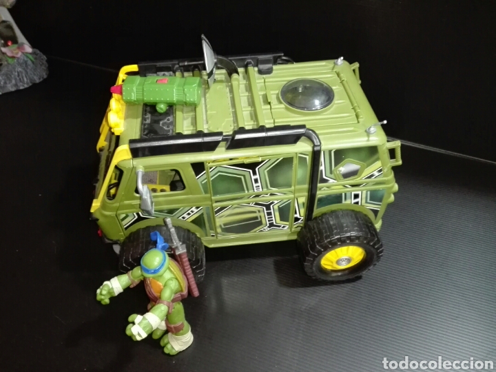 Figuras y mu&ntilde;ecos Tortugas Ninja: -TURTLE ASSAULT VAN - CON VEHICULO AUXILIAR - Foto 4