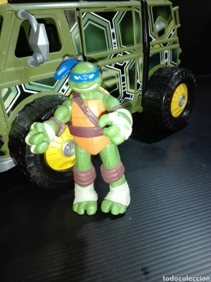 Figuras y mu&ntilde;ecos Tortugas Ninja: -TURTLE ASSAULT VAN - CON VEHICULO AUXILIAR - Foto 9