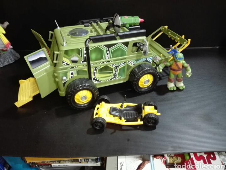 Figuras y mu&ntilde;ecos Tortugas Ninja: -TURTLE ASSAULT VAN - CON VEHICULO AUXILIAR - Foto 10