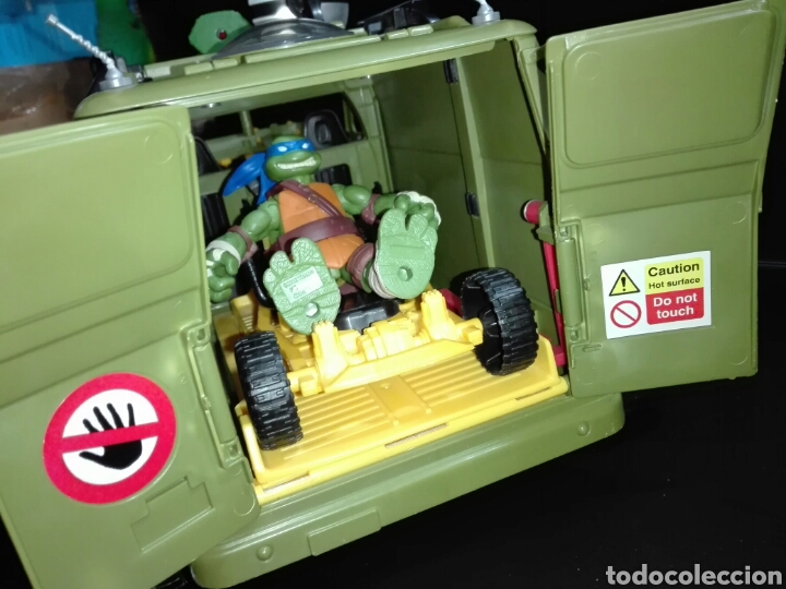 Figuras y mu&ntilde;ecos Tortugas Ninja: -TURTLE ASSAULT VAN - CON VEHICULO AUXILIAR - Foto 12