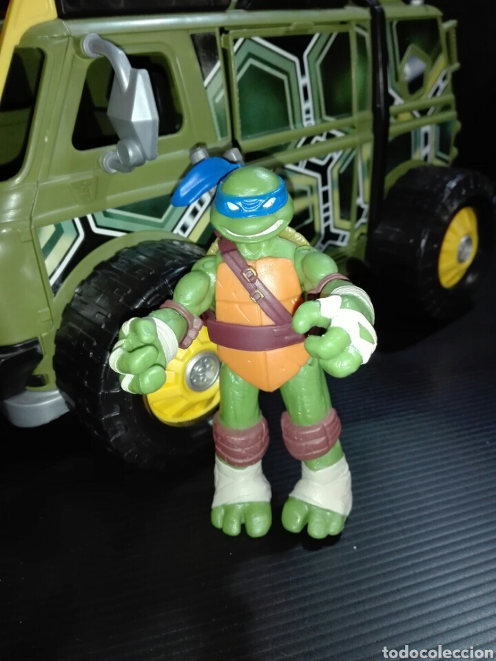 Figuras y mu&ntilde;ecos Tortugas Ninja: -TURTLE ASSAULT VAN - CON VEHICULO AUXILIAR - Foto 16