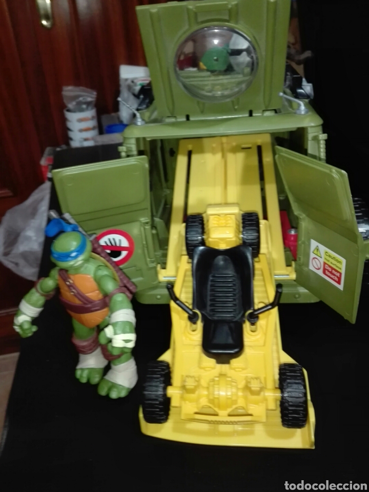 Figuras y mu&ntilde;ecos Tortugas Ninja: -TURTLE ASSAULT VAN - CON VEHICULO AUXILIAR - Foto 17