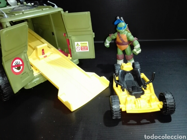 Figuras y mu&ntilde;ecos Tortugas Ninja: -TURTLE ASSAULT VAN - CON VEHICULO AUXILIAR - Foto 21