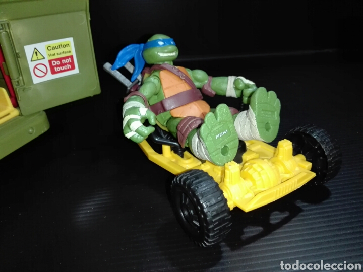 Figuras y mu&ntilde;ecos Tortugas Ninja: -TURTLE ASSAULT VAN - CON VEHICULO AUXILIAR - Foto 22