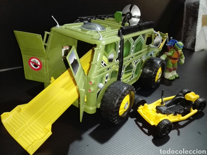 Figuras y mu&ntilde;ecos Tortugas Ninja: -TURTLE ASSAULT VAN - CON VEHICULO AUXILIAR - Foto 26