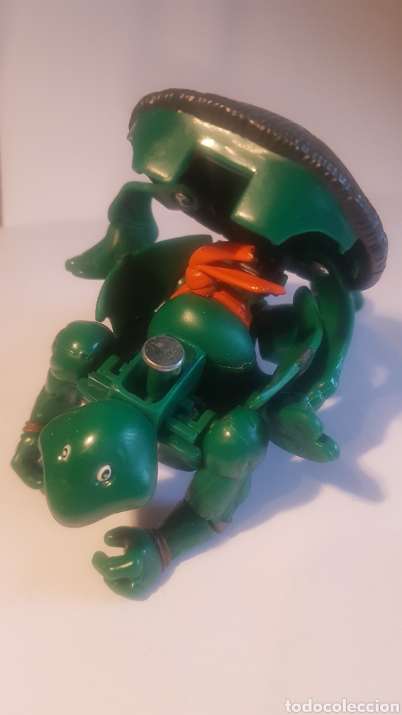 Figuras y mu&ntilde;ecos Tortugas Ninja: Tortuga Michelangelo transformable. Playmatics toys - Foto 6