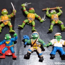 Figuras y Muñecos Tortugas Ninja: LOTE DE FIGURAS PVC TORTUGAS NINJA 1988 YOLANDA. Lote 365853426