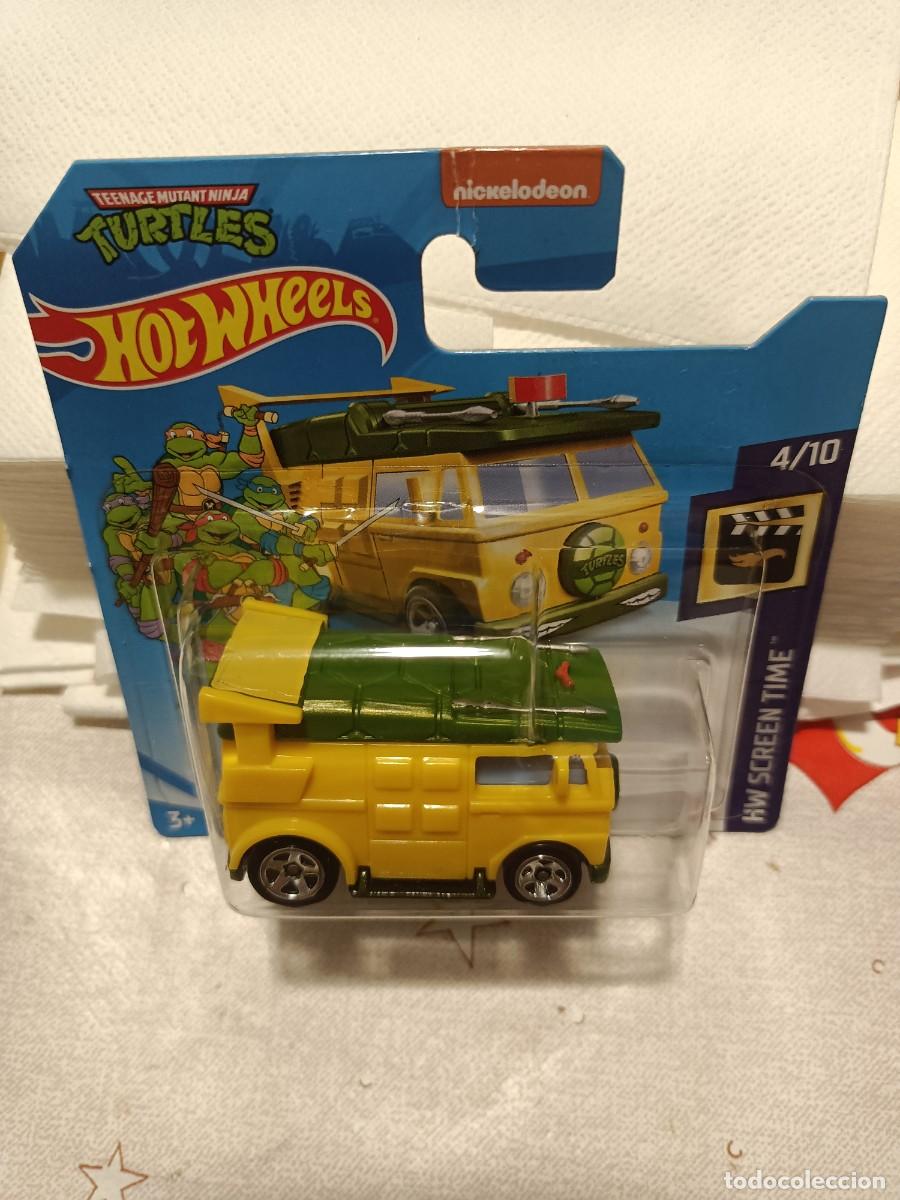 Figuras y mu&ntilde;ecos Tortugas Ninja: HOTWHELS TURTLES PARTY WAGON - Foto 1