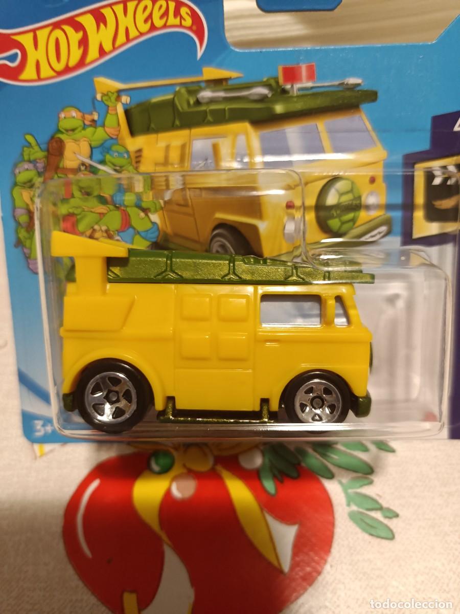 Figuras y mu&ntilde;ecos Tortugas Ninja: HOTWHELS TURTLES PARTY WAGON - Foto 5