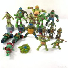 Figuras y Muñecos Tortugas Ninja: LOTE 18 FIGURAS TORTUGAS NINJAS - DIFERENTES TAMAÑOS Y ÉPOCAS. Lote 392440534