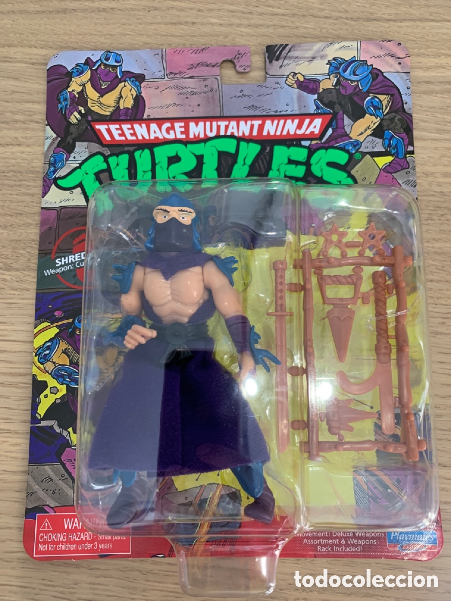 Figurines et Jouets Tortues Ninja: Figura Shredder Tortugas Ninja Classic Turtles TMNT Playmates
