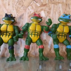 Figuras y Muñecos Tortugas Ninja: LOTE TRES FIGURAS ZAPPO JUMBO BOOTLEG TORTUGAS NINJA