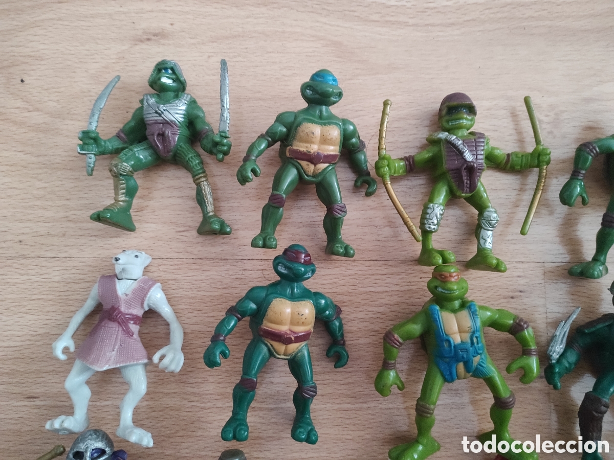 Figuras y mu&ntilde;ecos Tortugas Ninja: 17 figuras de tortugas ninja bootleg - Foto 2