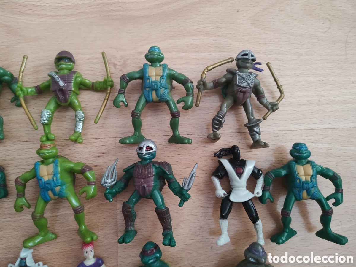 Figuras y mu&ntilde;ecos Tortugas Ninja: 17 figuras de tortugas ninja bootleg - Foto 3