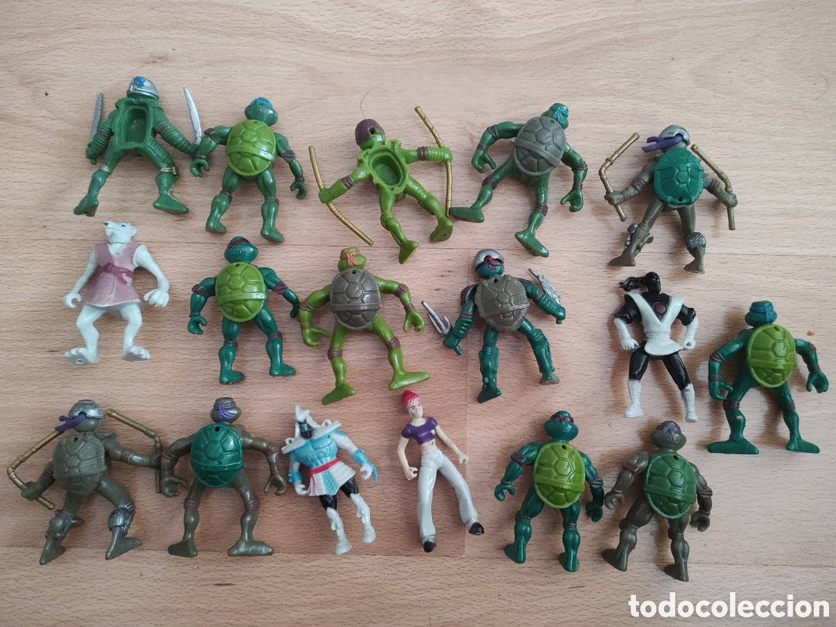 Figuras y mu&ntilde;ecos Tortugas Ninja: 17 figuras de tortugas ninja bootleg - Foto 6